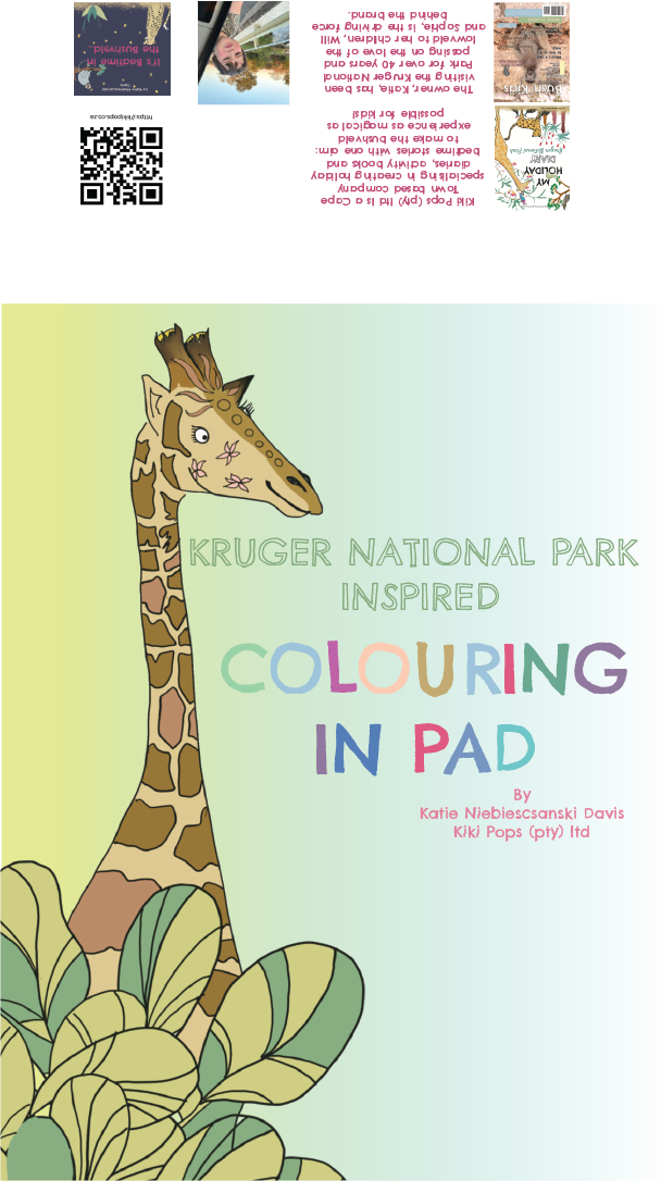 Kruger inspired Colouring in Pad