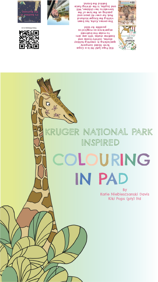 Kruger inspired Colouring in Pad